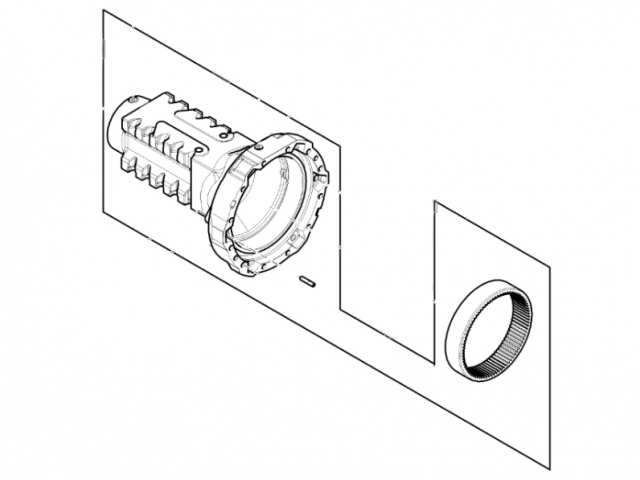 REAR AXLE HOUSING Z-35 PY0653